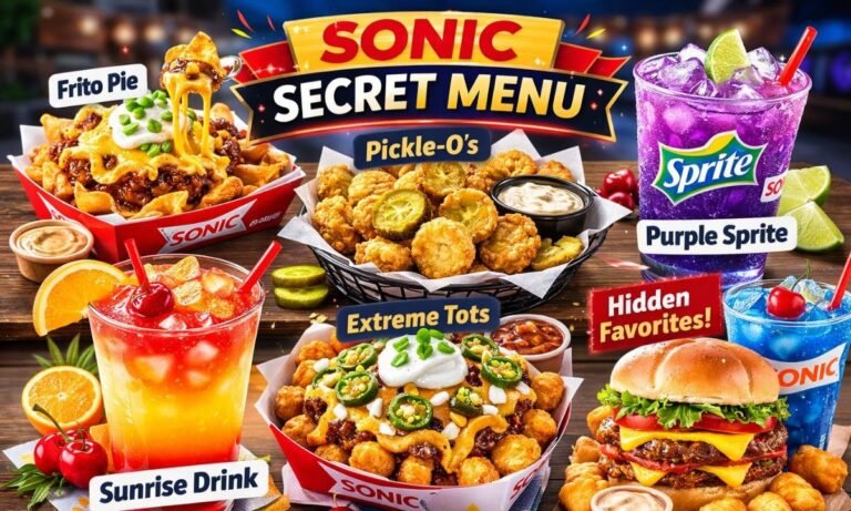 Sonic Secret Menu Hidden Items, Prices & Menu Guide (2026)