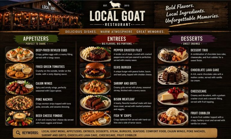 Local Goat Menu A Culinary Delight You Must Try in 2026