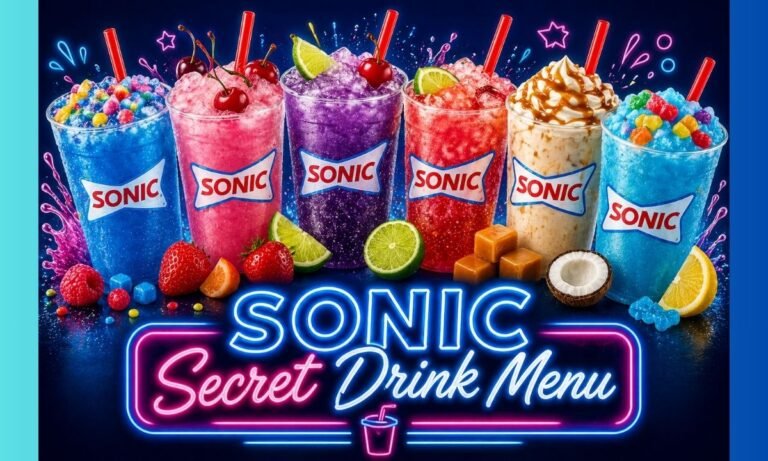 Sonic Secret Drink Menu 2026 Prices & Hidden Drinks