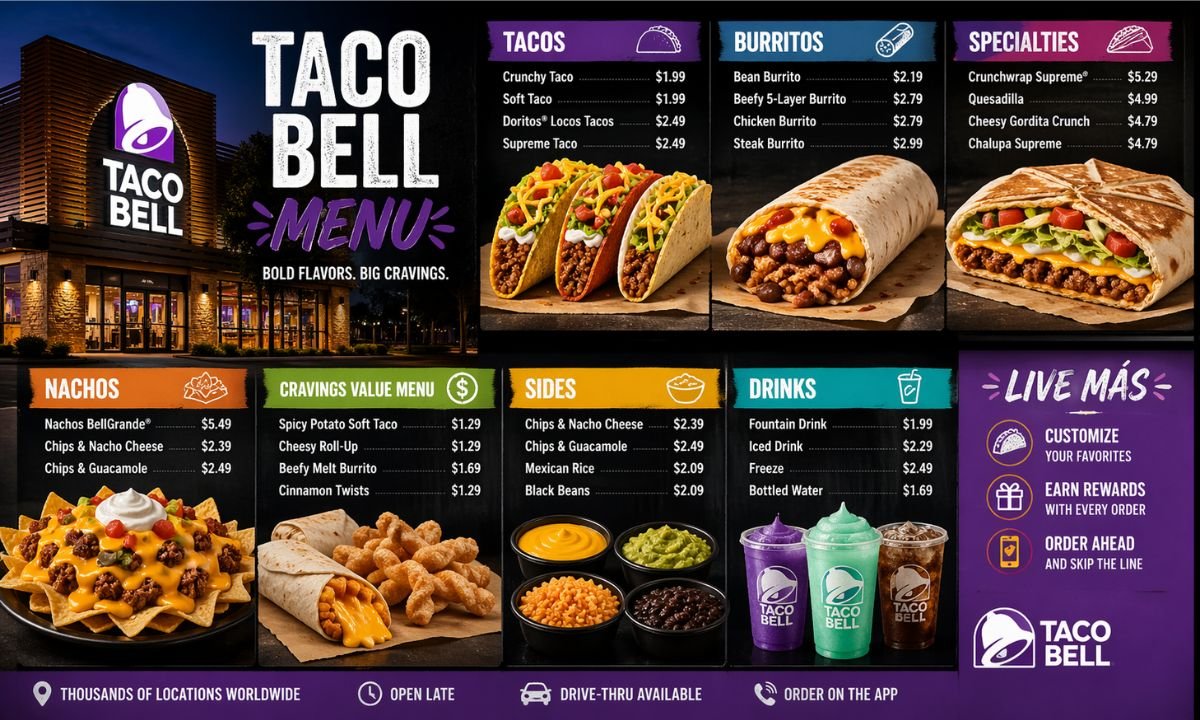 Taco Bell Menu 2026 Guide Prices, Items & Locations
