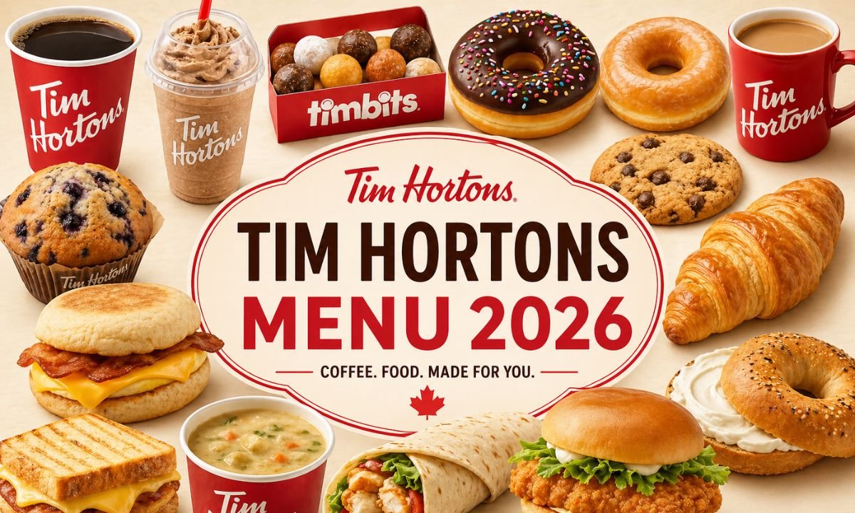 Tim Hortons Menu 2026 with Prices & Meals