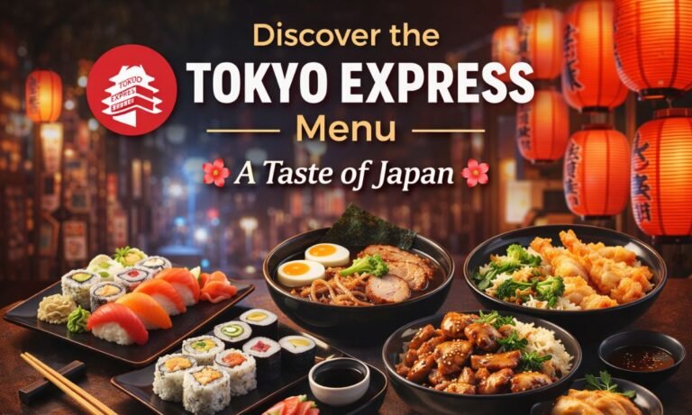 Discover the Tokyo Express Menu A Taste of Japan