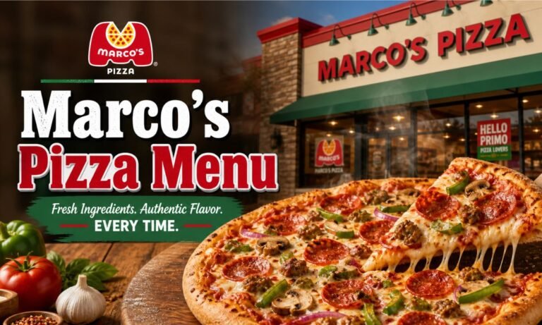 Marco's Pizza Menu A Complete Guide for Pizza Lovers
