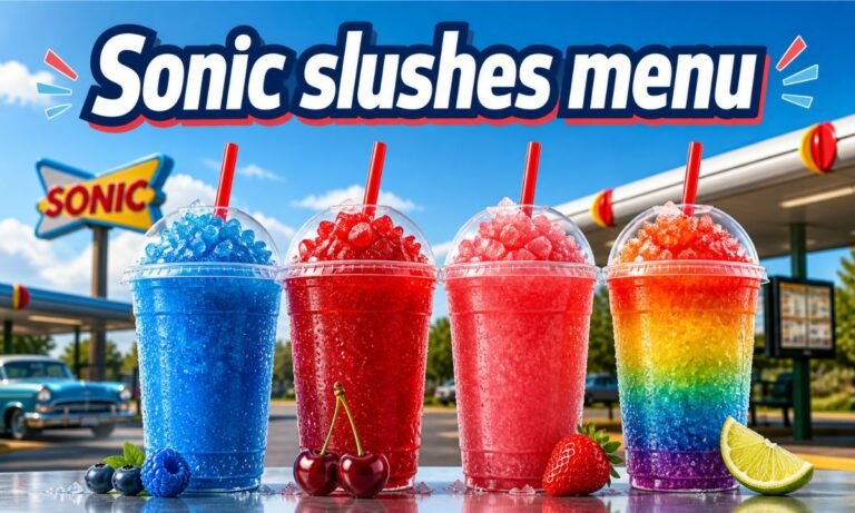 Sonic Slushes Menu Flavors, Prices & Best Picks