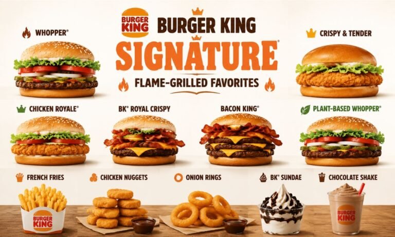 BK Menu Guide Burgers, Sides, Hours & Online Orders 