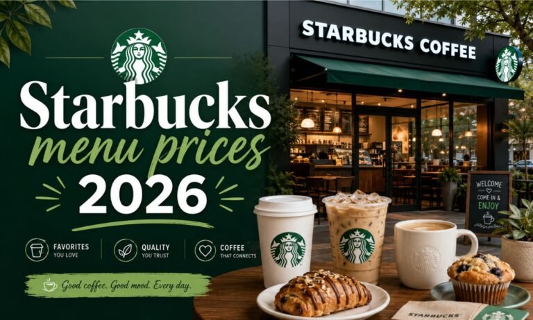 Starbucks menu prices 2026 Full Menu Guide for Coffee Lovers