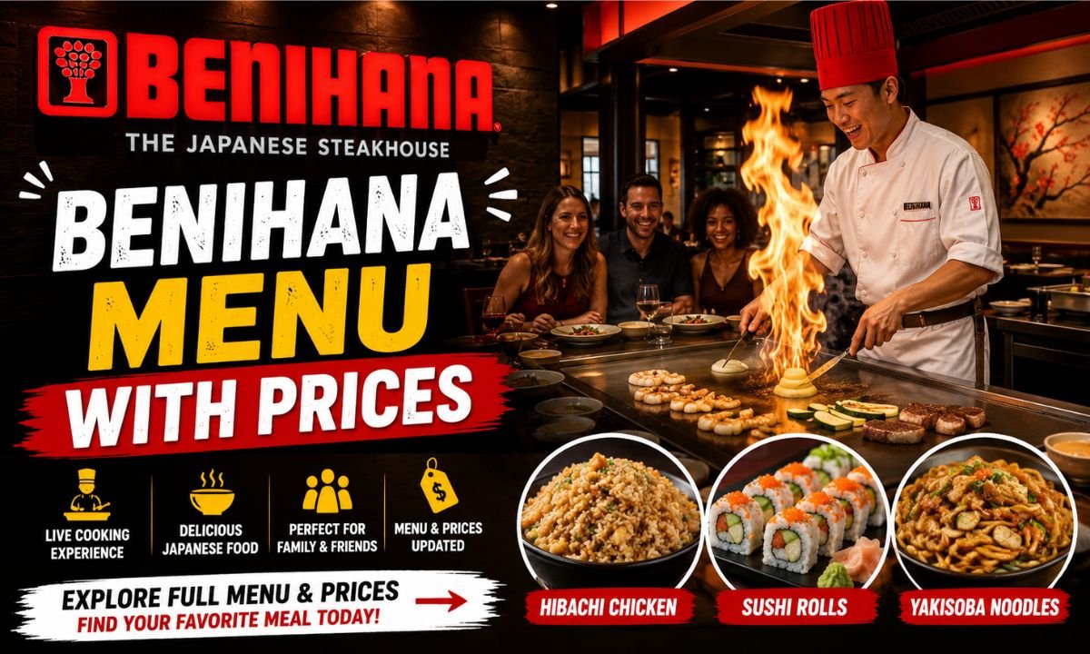 Benihana Menu with Prices 2026 Updated Guide