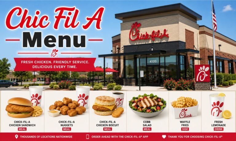 Chic Fil A Menu 2026 Guide Prices, Meals, Breakfast & Hours