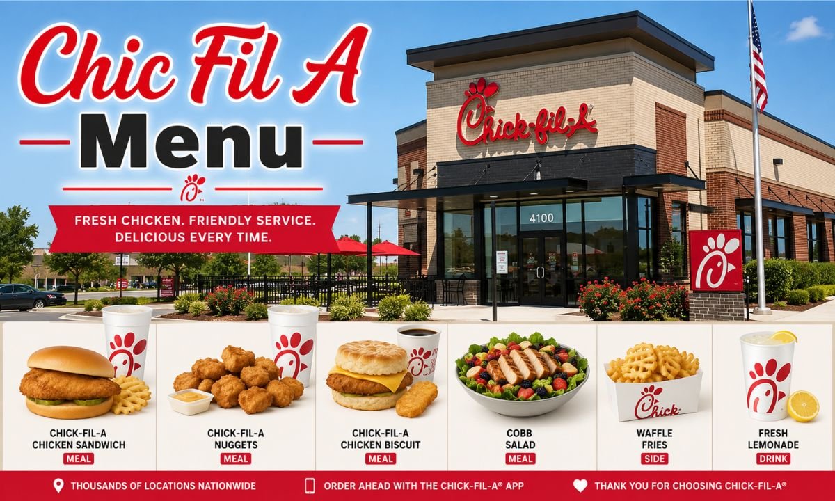 Chic Fil A Menu 2026 Guide Prices, Meals, Breakfast & Hours